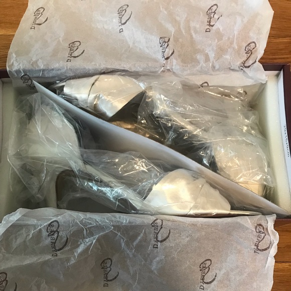 Brand NEW Dyeable Dixie Ivory Satin shoe - Picture 4 of 5